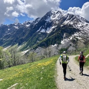 Trail running the Tour du Mont Blanc