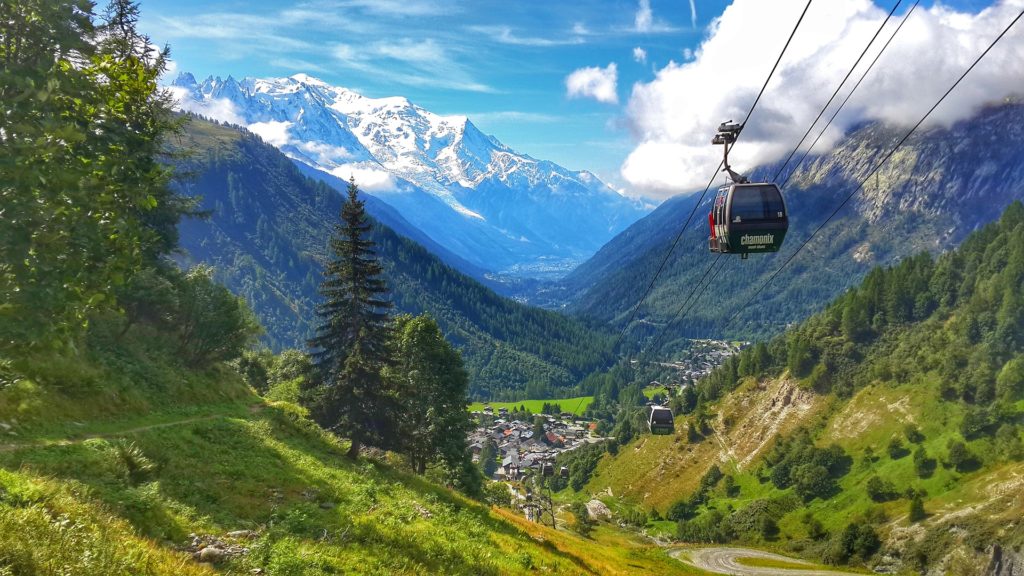 Dormir à CHamonix pour profiter de la vue sur les sommets
