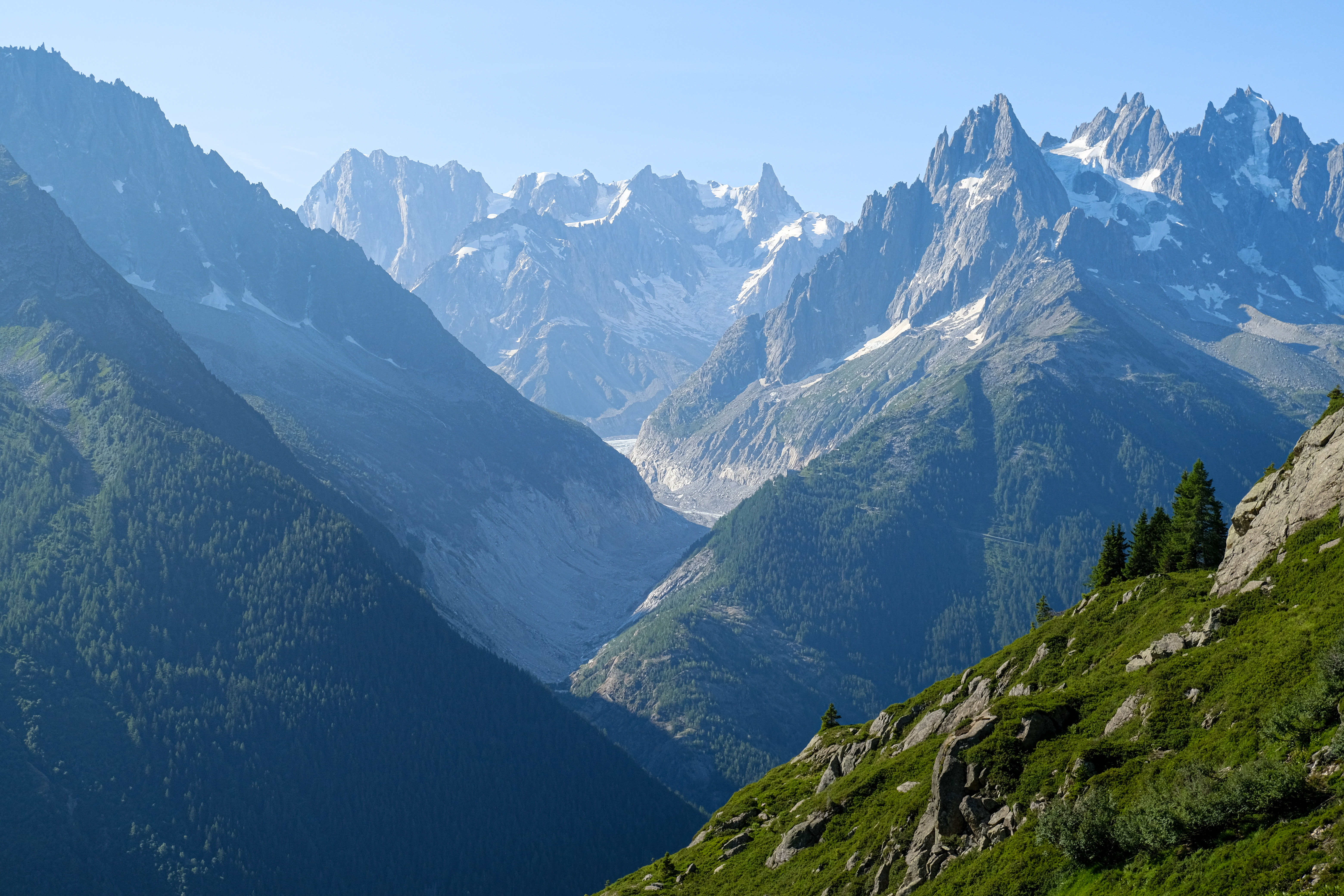 Dernière étape du Tour du Mont Blanc : Du Tour à Chamonix
